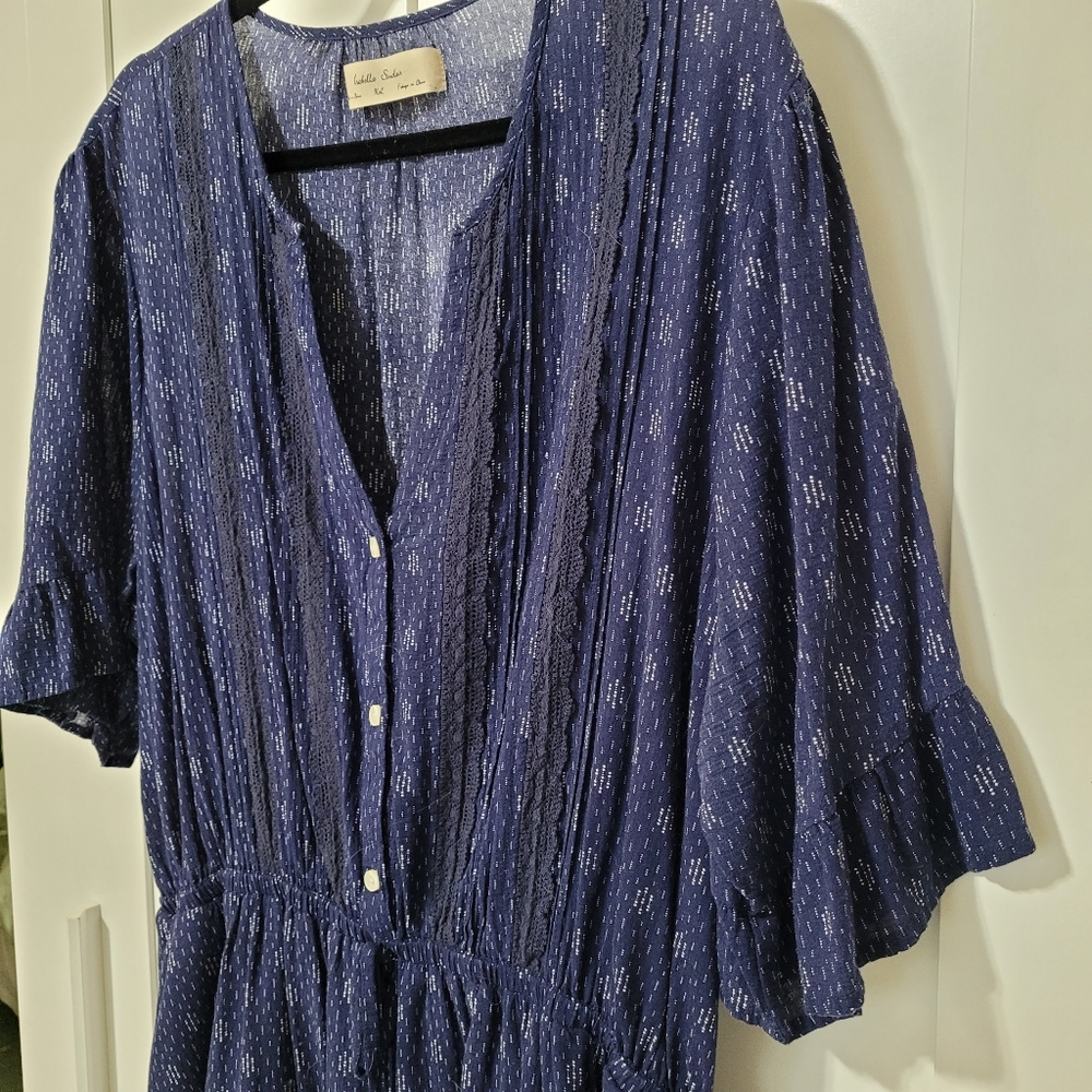 Elegant Navy Blue Dress - Picture 10 of 13